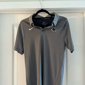Men’s Small Dry Fit Nike Penn State Polo (stretch fabric)